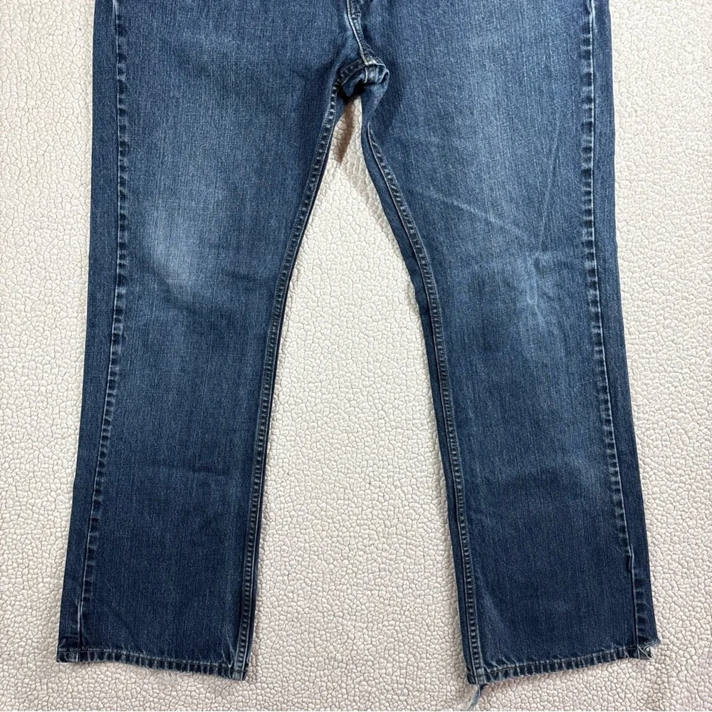Levi Strauss & Co 527 Men’s Boot Cut W 36 L 30 Dark Wash Red Tab Blue Jeans